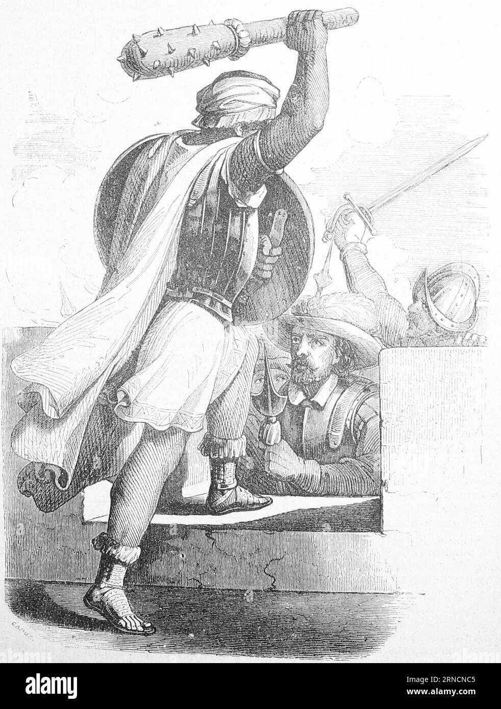 Historia de la conquista del Perú, 1851 Stock Photo