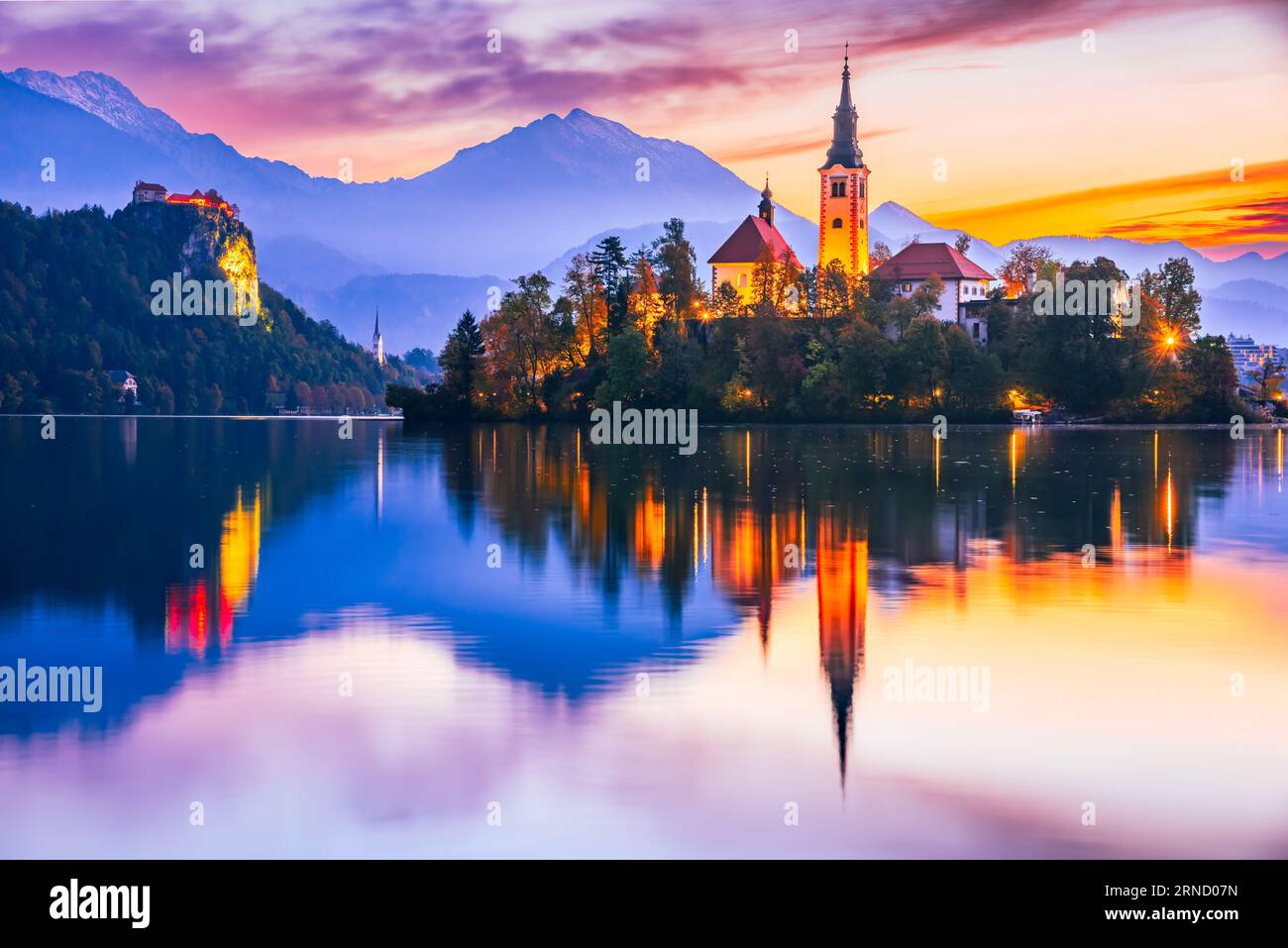 Bled Slovenia Beautiful Sunrise On Lake Bled And Island Julian Alps Bled Slovenia Beautiful Sunrise On Lake Bled And Island Julian Alps