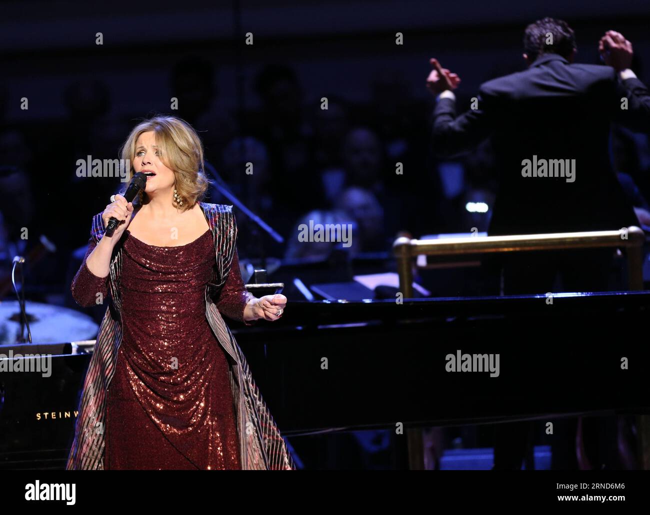 Fleming Singer American opera singer and soprano Renee Fleming performs during the ...