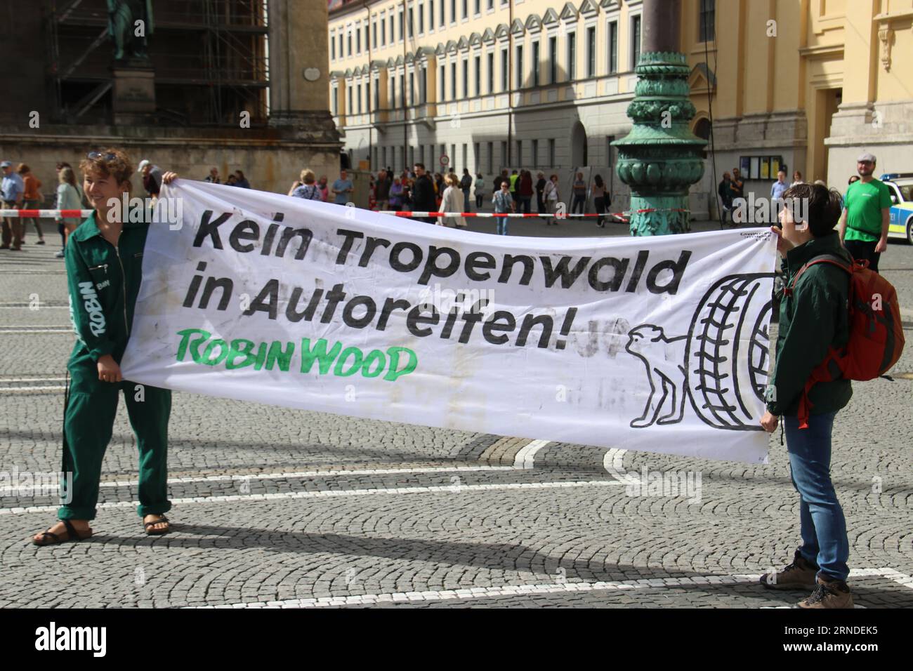 Munich, Germany. 01st Sep, 2023. Activists of the environmental group ...