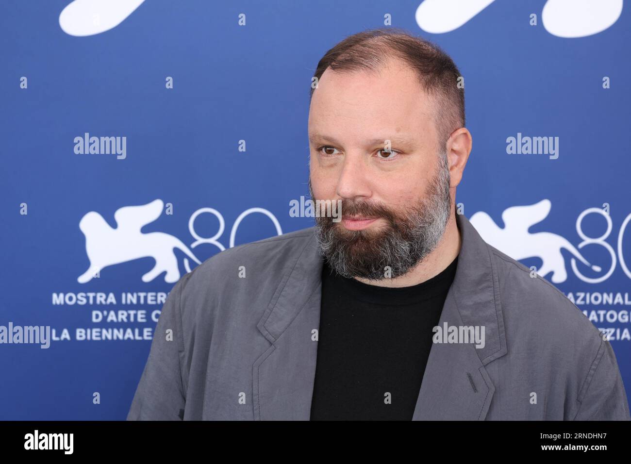 Lido Di Venezia, Italy. 01st Sep, 2023. Yorgos Lanthimos attends a photocall for the movie 'Poor Things' at the 80th Venice International Film Festival at on September 01, 2023 in Venice, Italy. © Photo: Cinzia Camela. Credit: Live Media Publishing Group/Alamy Live News Stock Photo