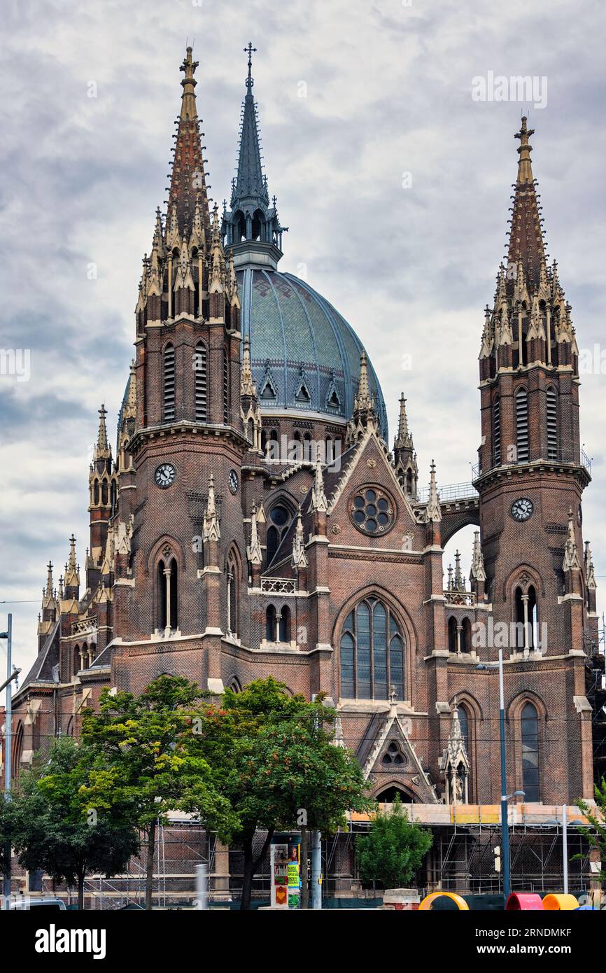 Die Kirche Maria vom Siege in Wien Stock Photo