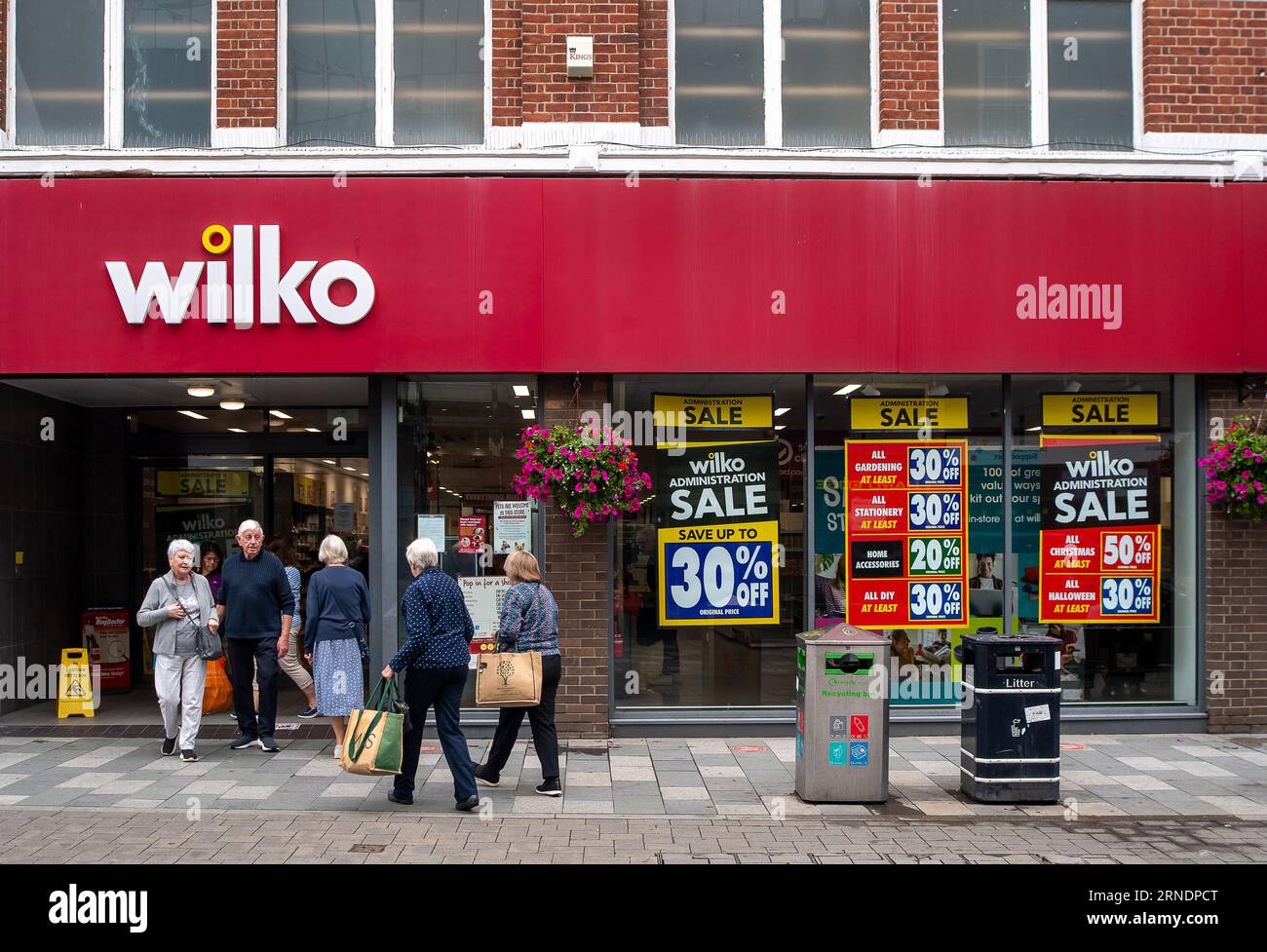 Maidenhead, Berkshire, UK. 1st September, 2023. A Wilko Store in