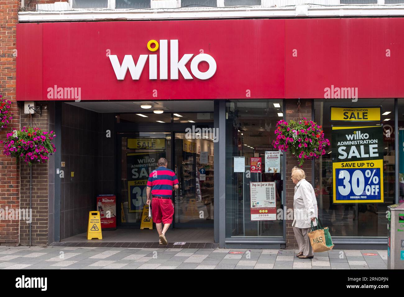 Maidenhead, Berkshire, UK. 1st September, 2023. A Wilko Store in