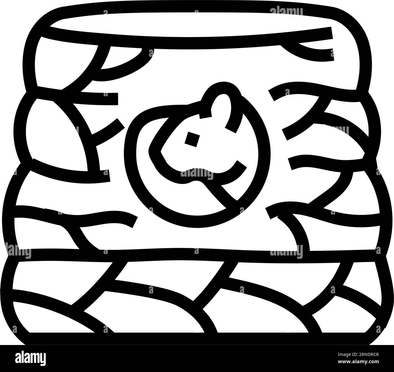 hamster house pet line icon vector illustration Stock Vector Image