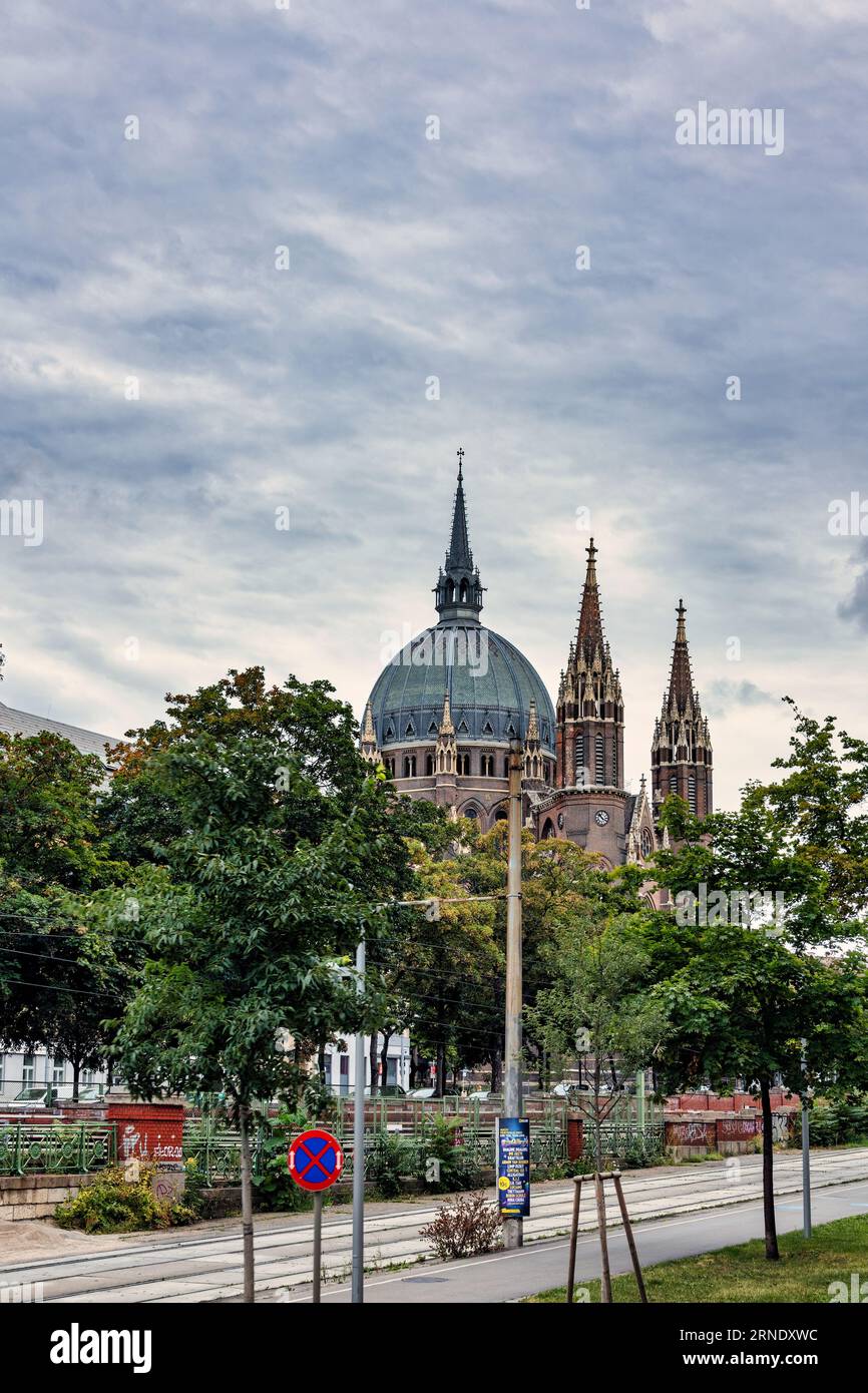 Die Kirche Maria vom Siege in Wien Stock Photo