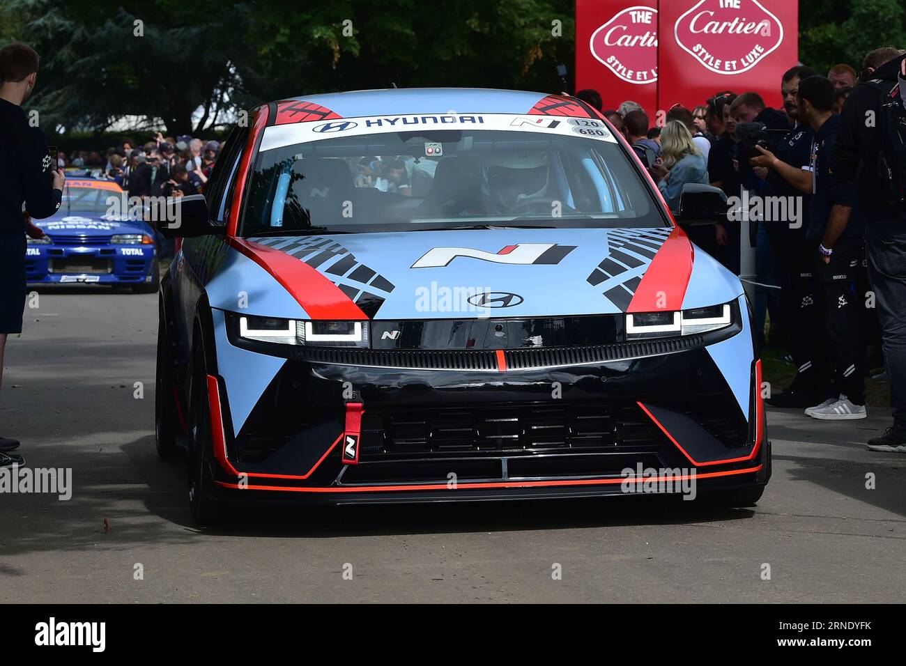 Hyundai IONIQ 5 N Drift Spec, First Glance, an opportunity to see new  models and concept vehicles from both new and established manufacturers,  coverin Stock Photo - Alamy