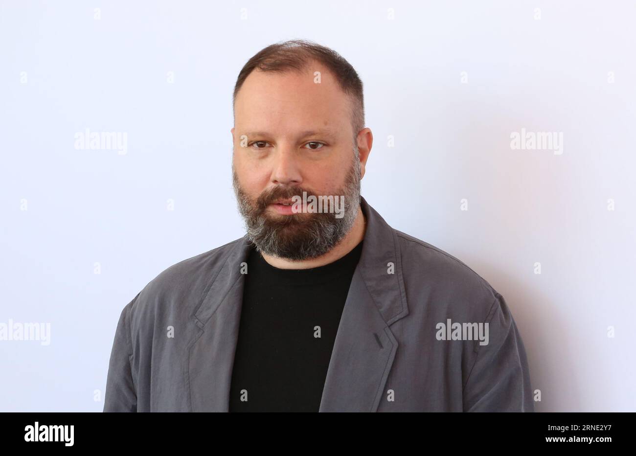 Venice, Italy, 1st September, 2023. Director Yorgos Lanthimos at the photo call for the film Poor Things at the 80th Venice International Film Festival. Photo Credit: Doreen Kennedy / Alamy Live News. Stock Photo