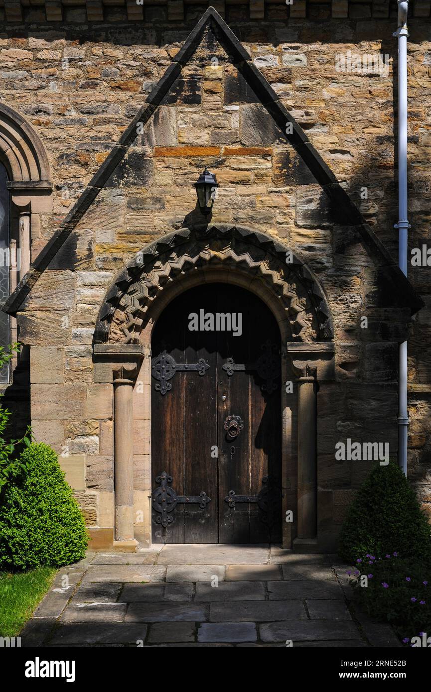 St Mary the Less, founded around 1140, Chapel of St John’s College in Durham, England. Stock Photo