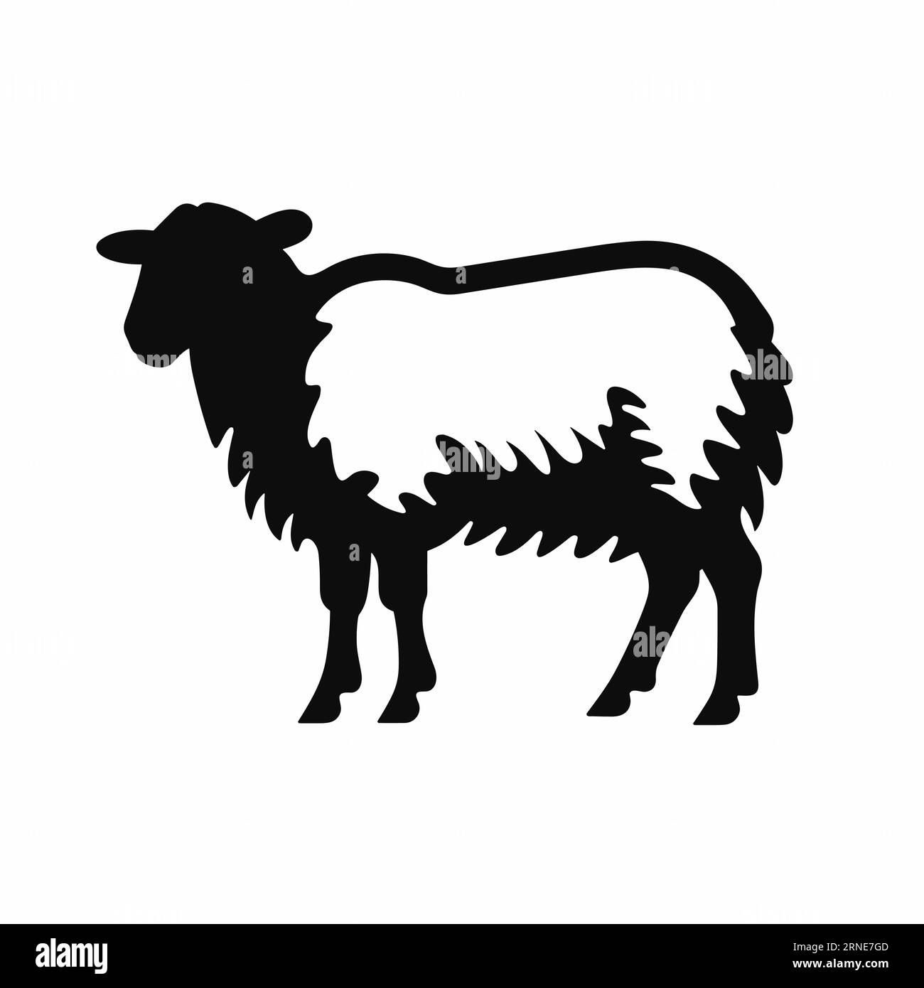 sheep vector silhouette