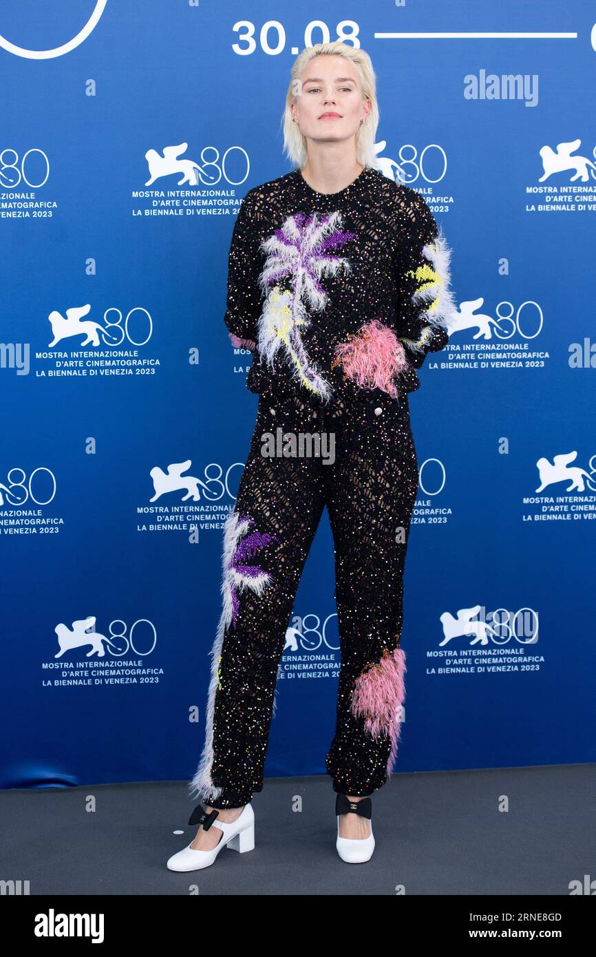 Venice, Italy. 01st Sep, 2023. Amanda Collin attending the Bastarden ...