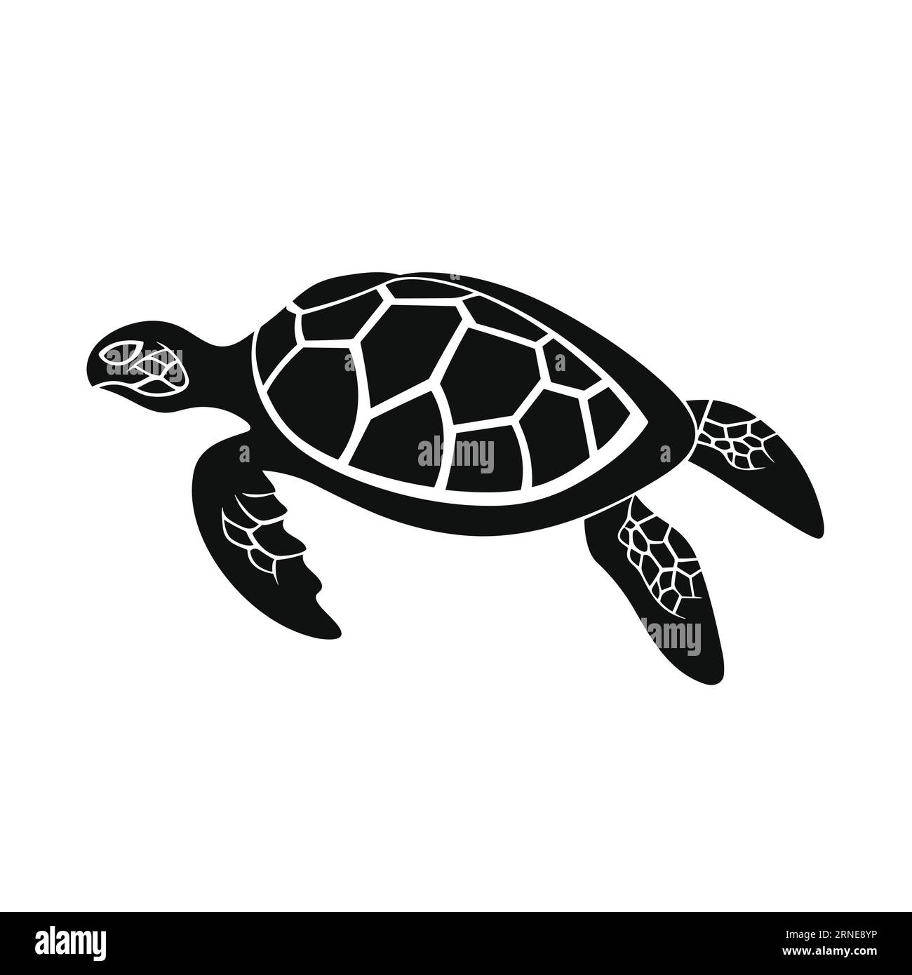 Sea Turtle Silhouette Clip Art