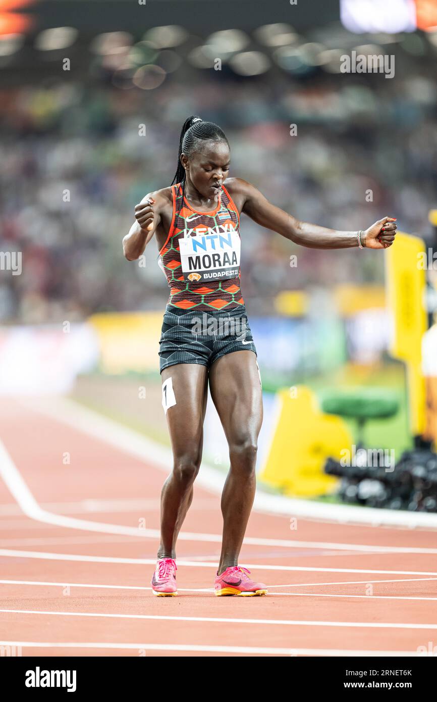 Mary Moraa Dancing After Winning In The 800 Meters At The World ...