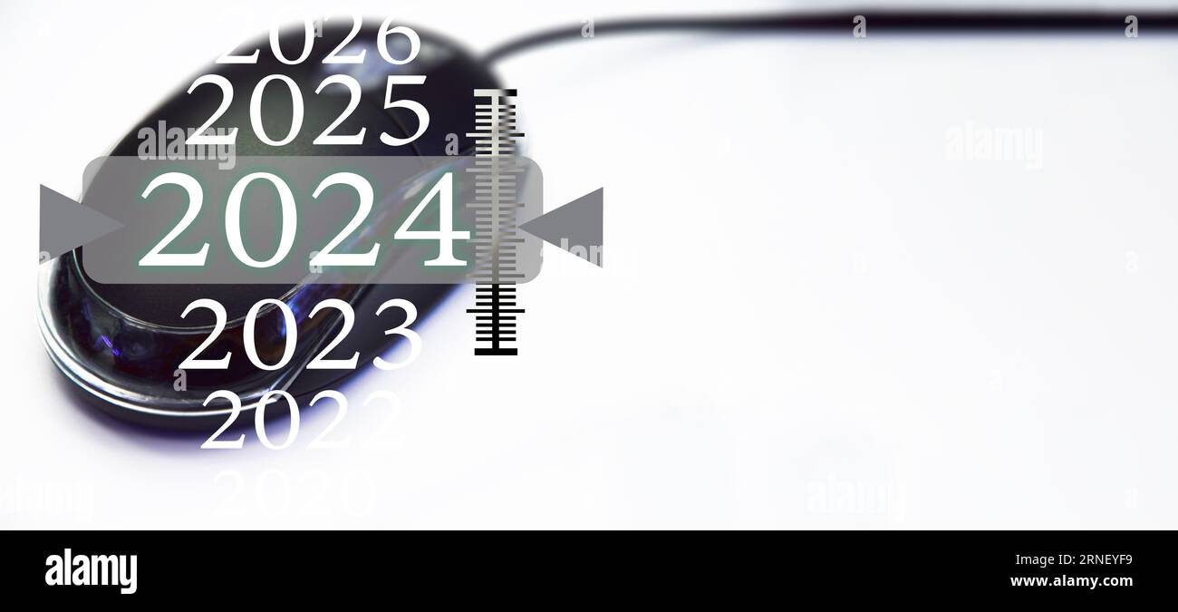 The concept of 2024 is approaching, which means preparing for new