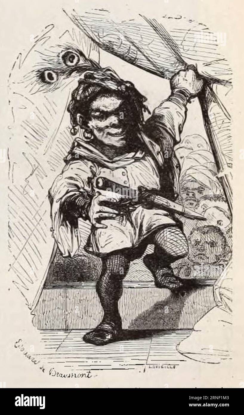 Jacques Collin de Plancy Dictionnaire infernal illust 2 p487 Stock