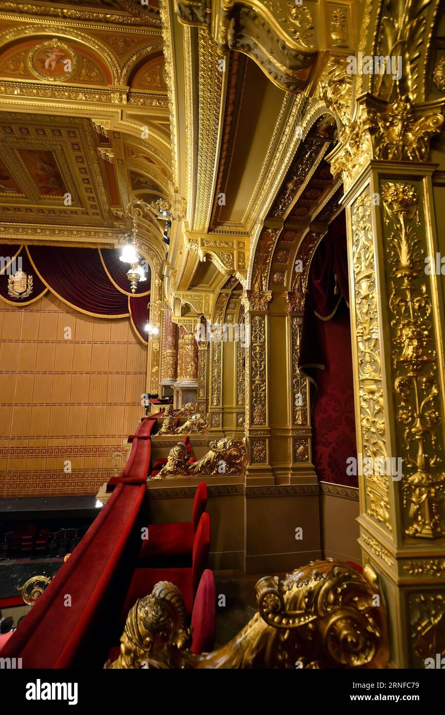 interior, Hungarian State Opera House, Magyar Állami Operaház, neo ...