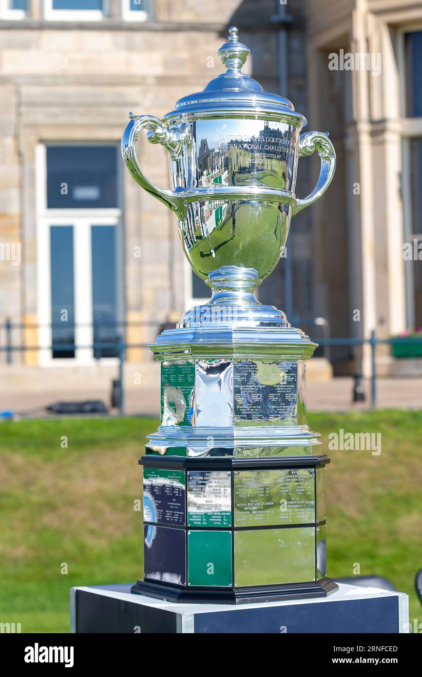 St Andrews, Scotland. 1st Sep 2023. The Walker Cup bathed in glorious