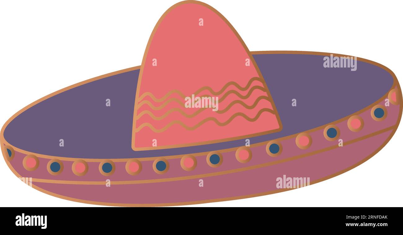Isolated traditional mexican mariachi hat Vector Stock Vector Image ...