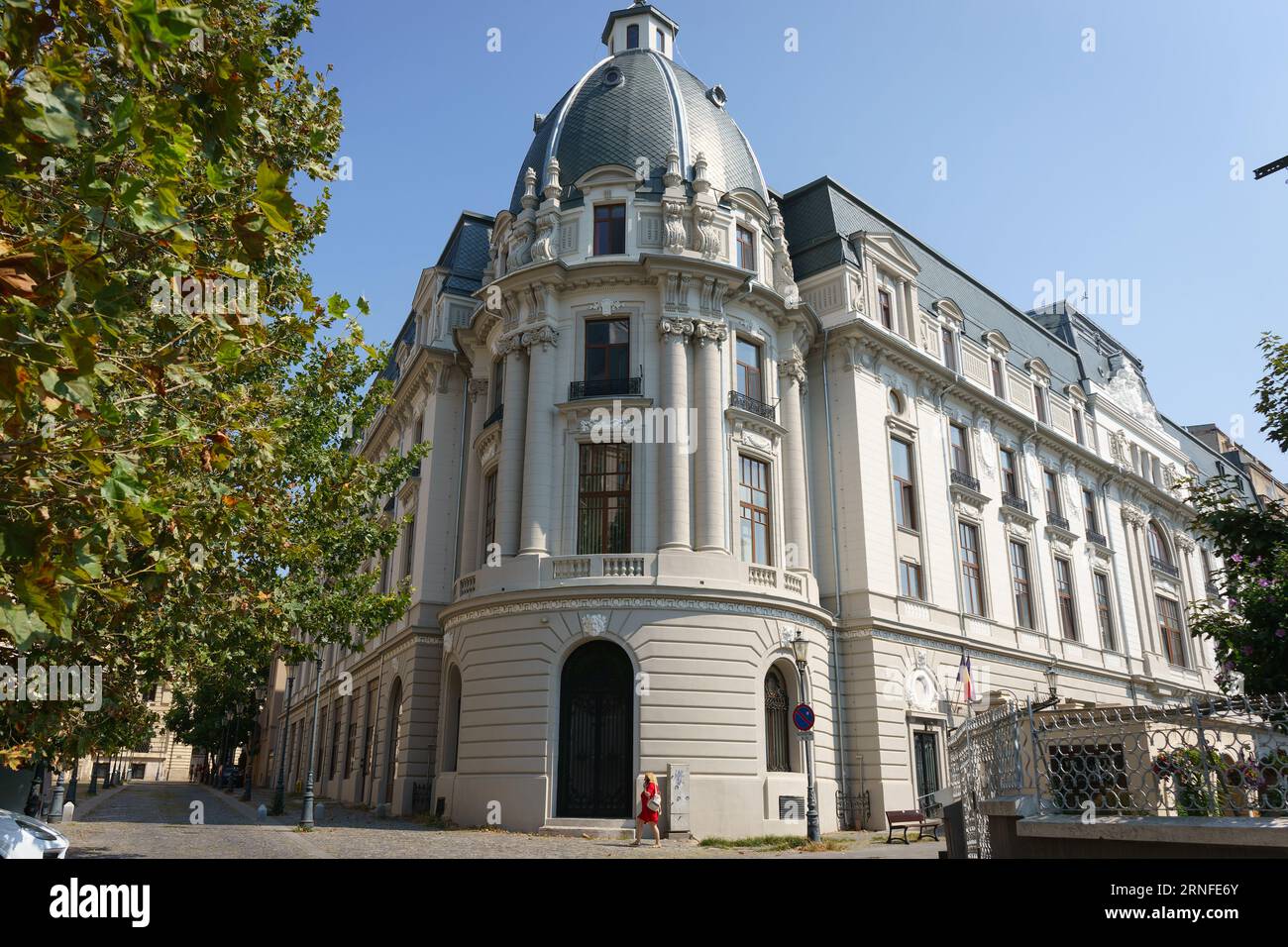 Bucharest, Romania - August 22, 2023: The building of the Comedy