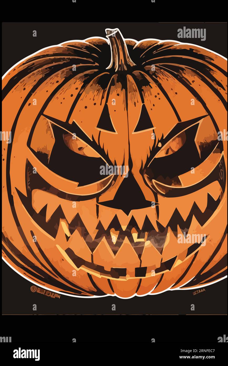 Embrace the spooktacular spirit of Halloween with our bewitching vector illustrations. Perfect 