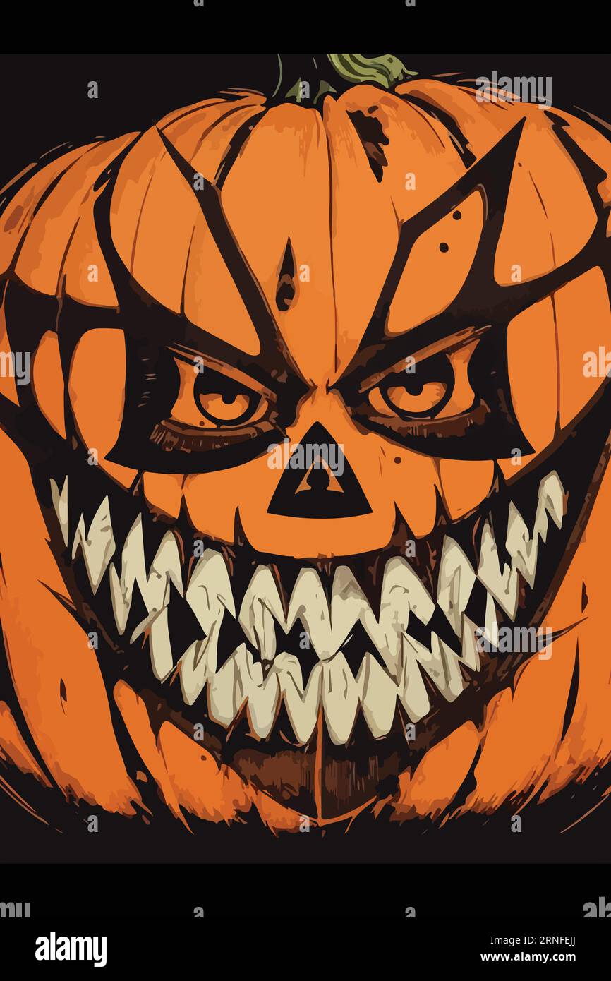 Embrace the spooktacular spirit of Halloween with our bewitching vector illustrations. Perfect 
