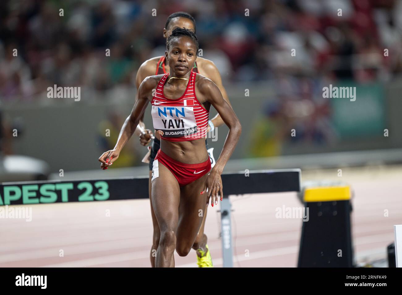 Winfred Yavi Participating In The 3000 M Steeplechase At The World 