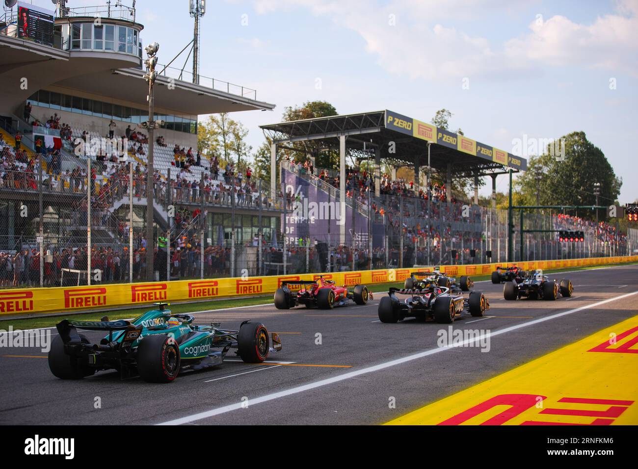 Grid practice during the 2023 Formula 1 Pirelli Grand Premio dâand#x80;and#x99;Italia Grand Prix, 14th round of the 2023 Formula One World Championship from September 1 to 3, 2023 on the Autodromo Nazionale