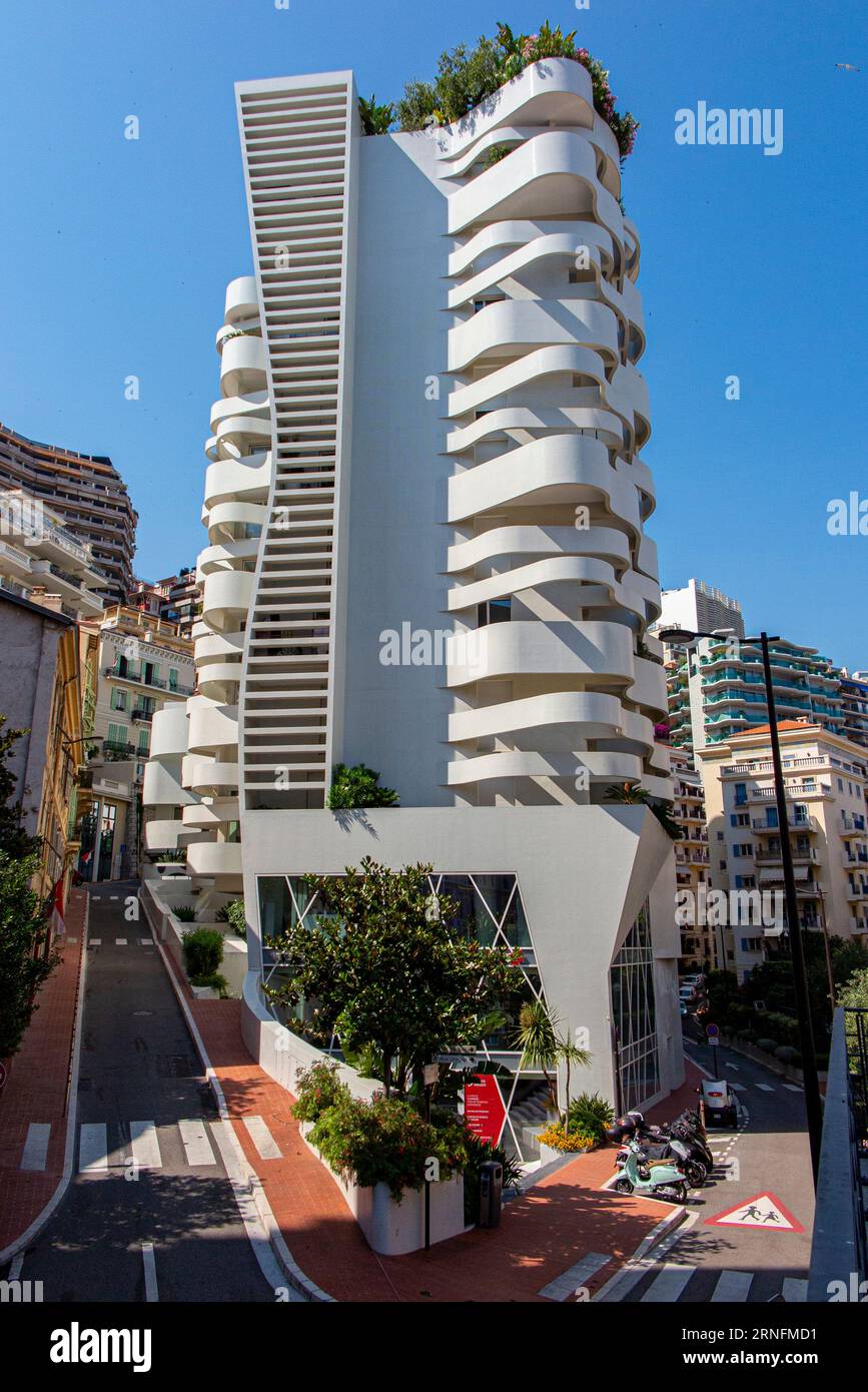 Le Stella, an urban project in Monaco by Jean-Pierre Lott Architecte Stock Photo