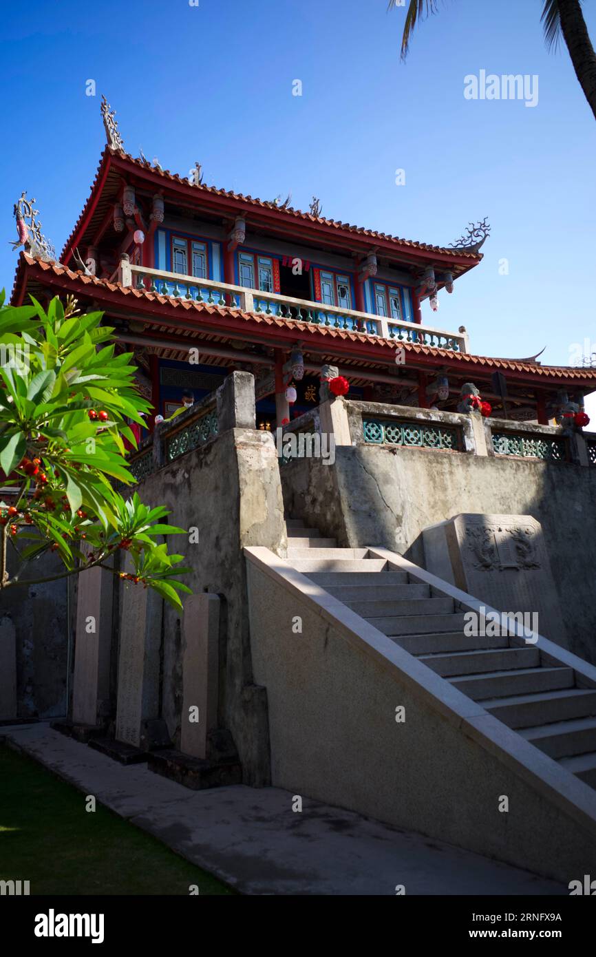 Tainan Chikan Tower in southern Taiwan. Stock Photo