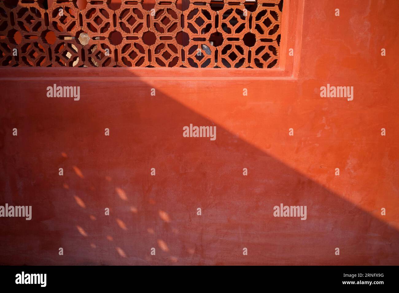 The oriental ancient wall of the Tainan Confucian Temple Stock Photo