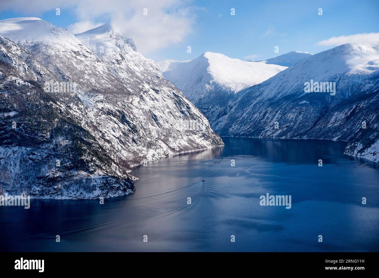 Geiranger Fjord, Sunnmøre, Norway Stock Photo - Alamy