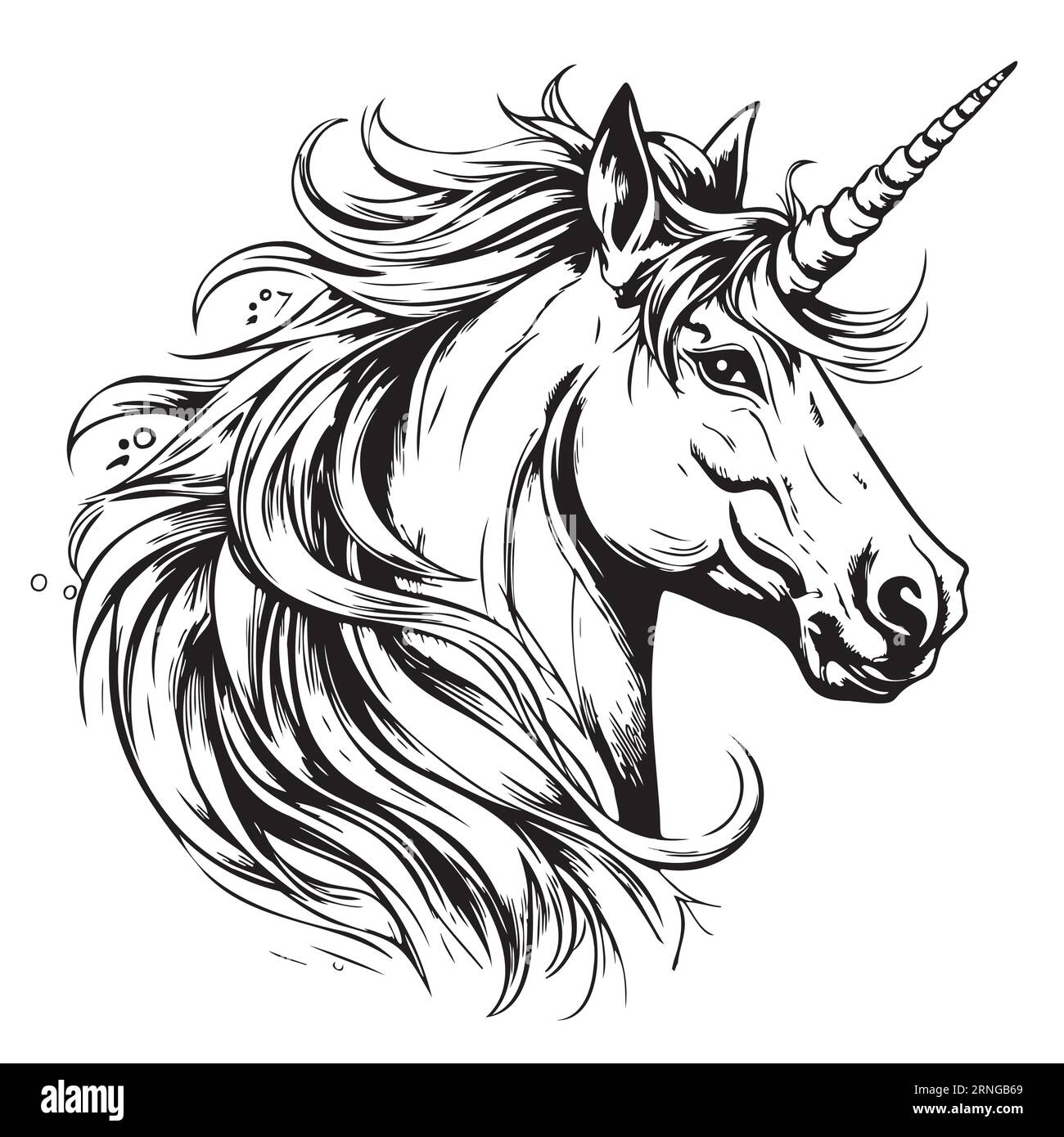 Unicorn head hires stock photography and images Alamy