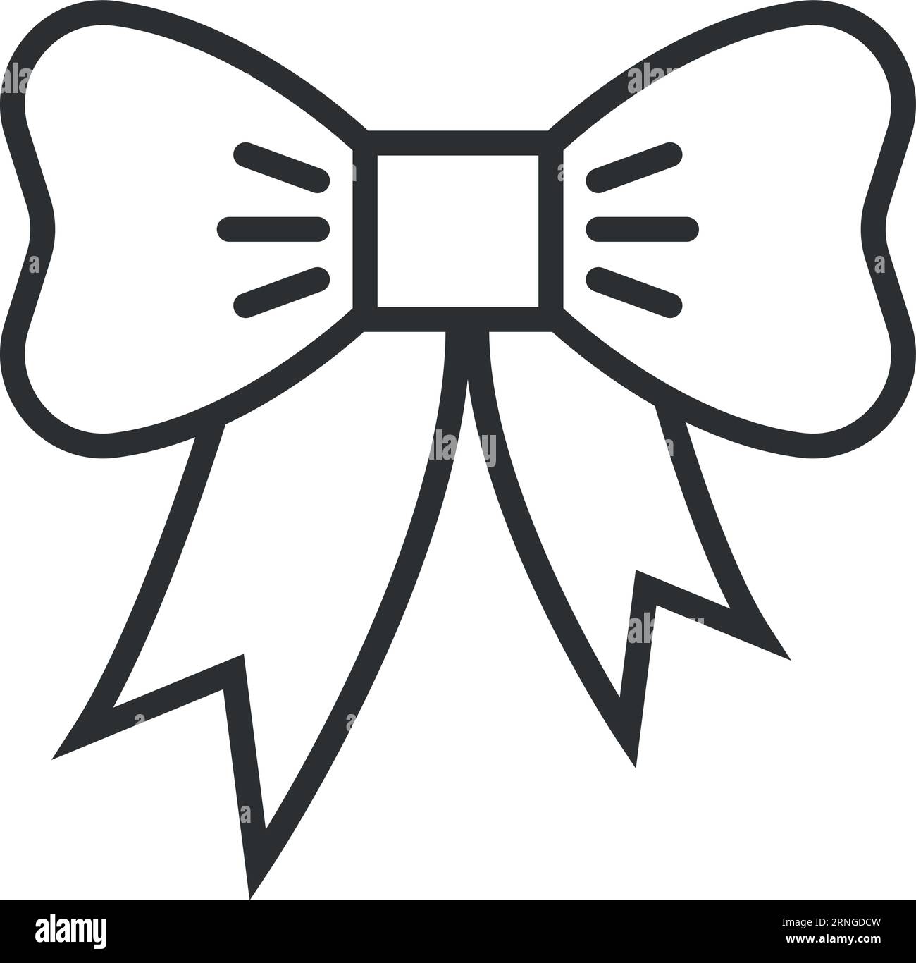 Black ribbon bow Black and White Stock Photos & Images - Alamy