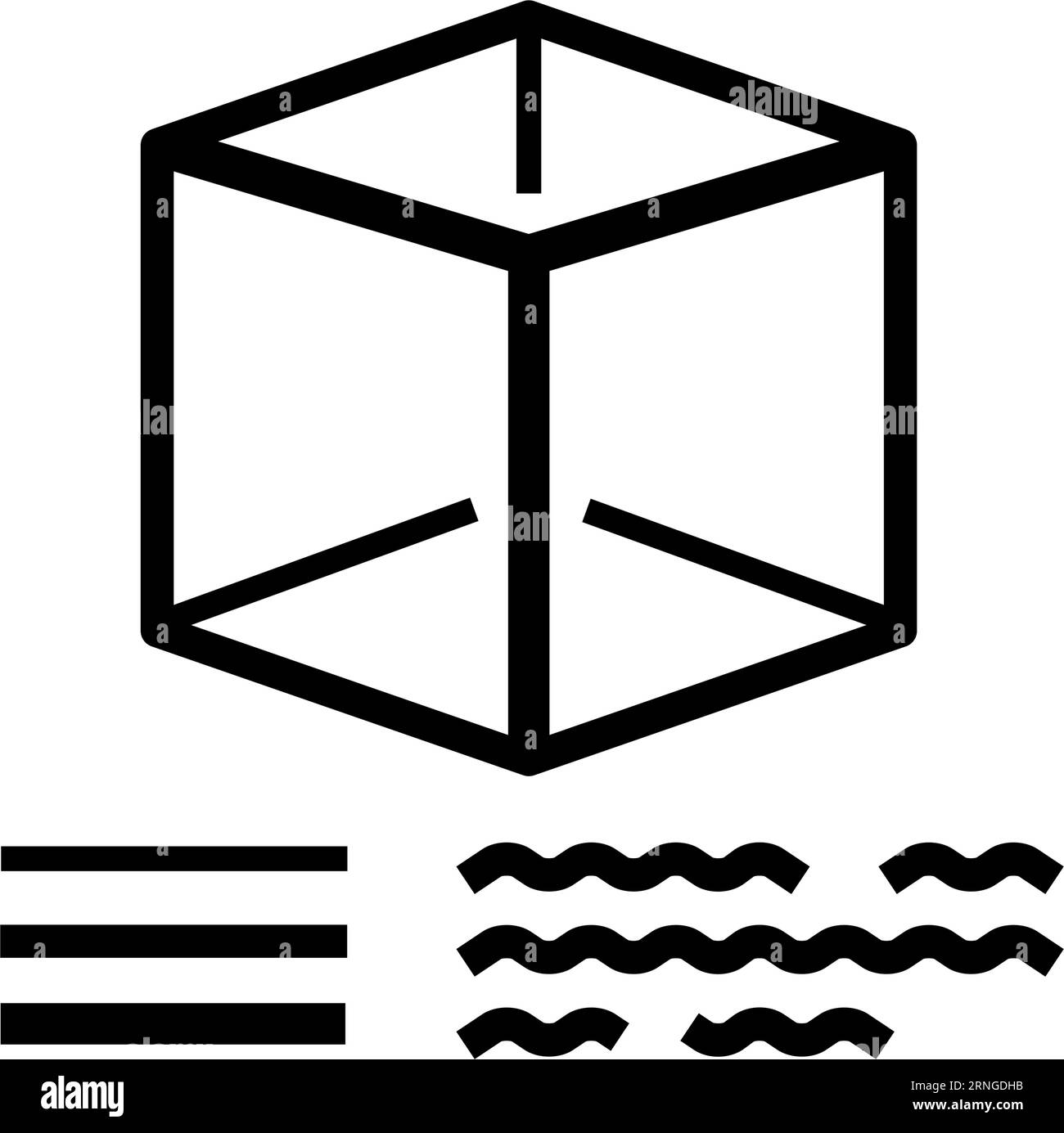 line weights architectural drafter line icon vector illustration Stock ...