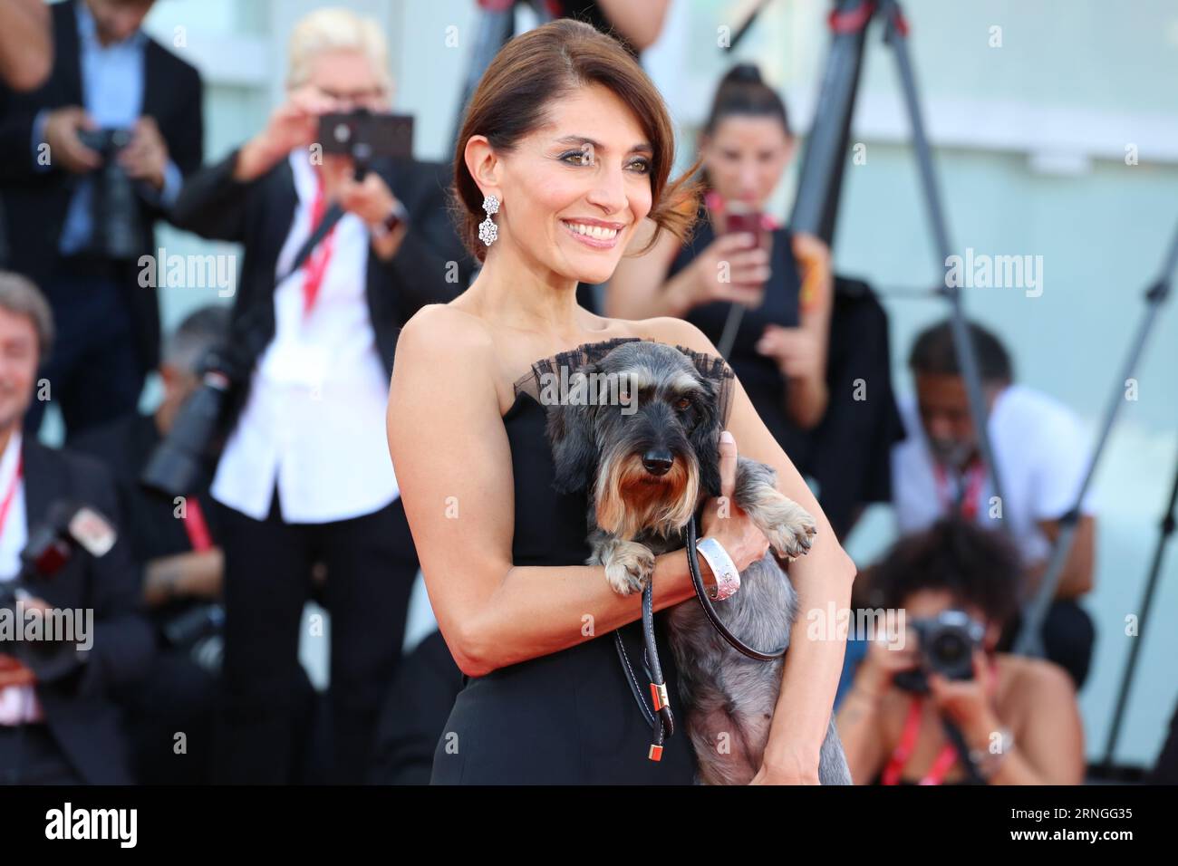 Venice, Italy, 1st September, 2023. Caterina Murino arriving on the red