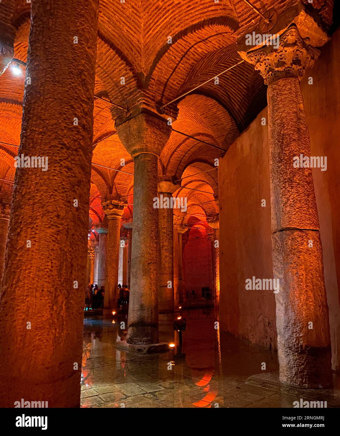 Basilica Cistern is in Istanbul, Turkey. Stock Photo