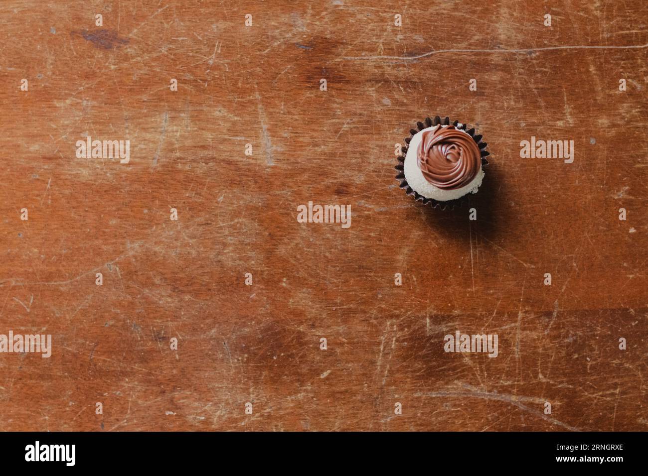 single brigadeiro at the table Stock Photo