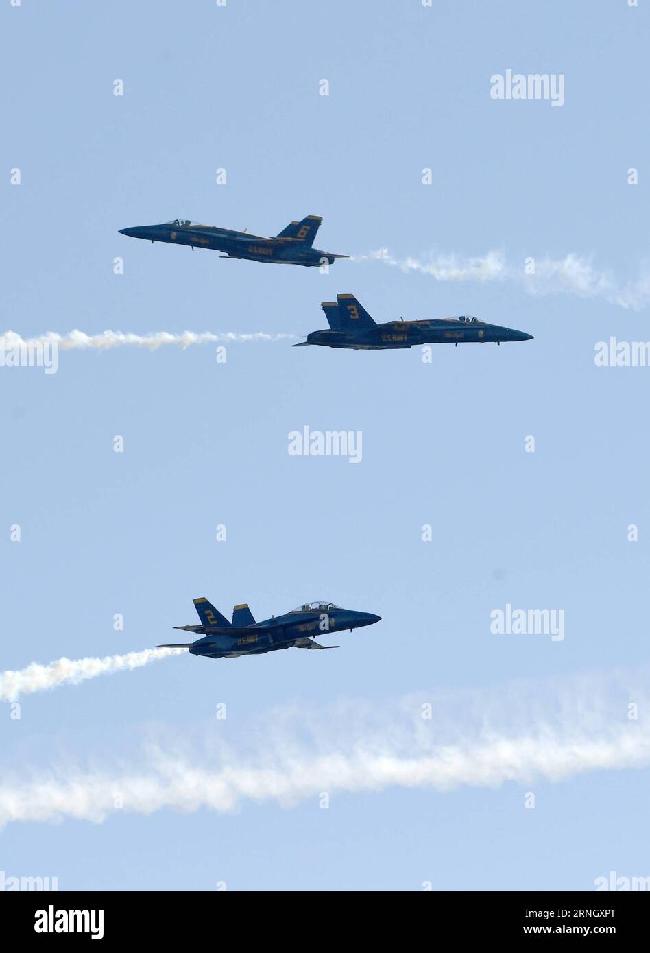 Planes of the U.S. Navy Blue Angels fly over Fort McHenry during the