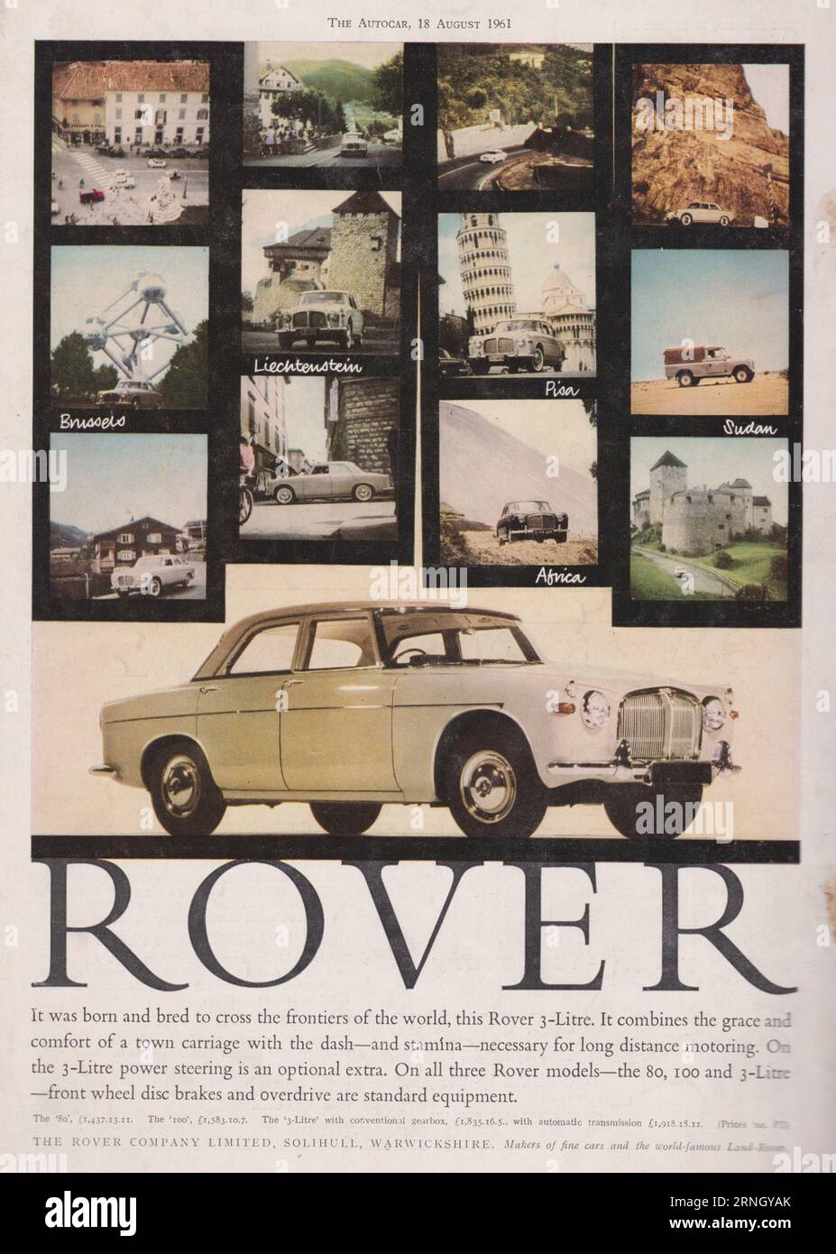 Rover motor company hires stock photography and images Alamy