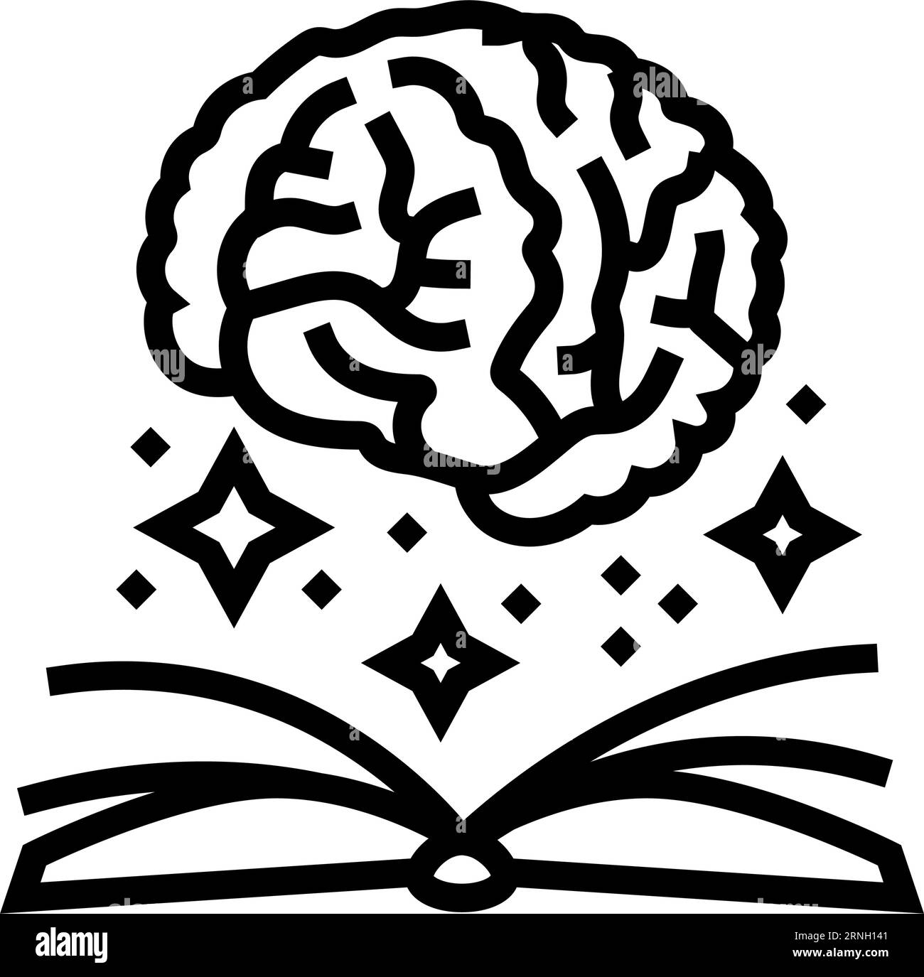 knowledge book succes challenge line icon vector illustration Stock ...