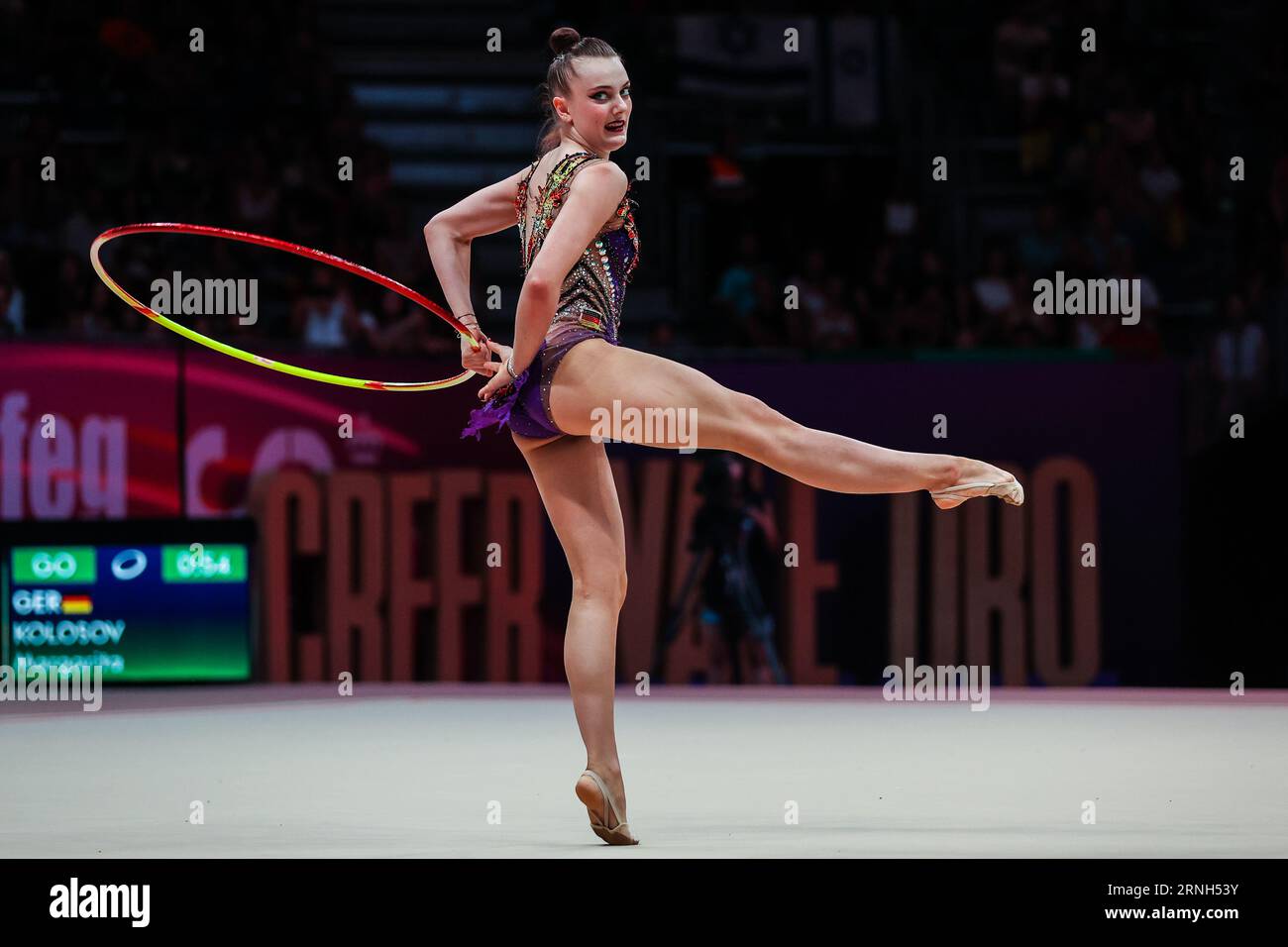 Margarita Kolosov (GER) seen in action during 40th FIG Rhythmic