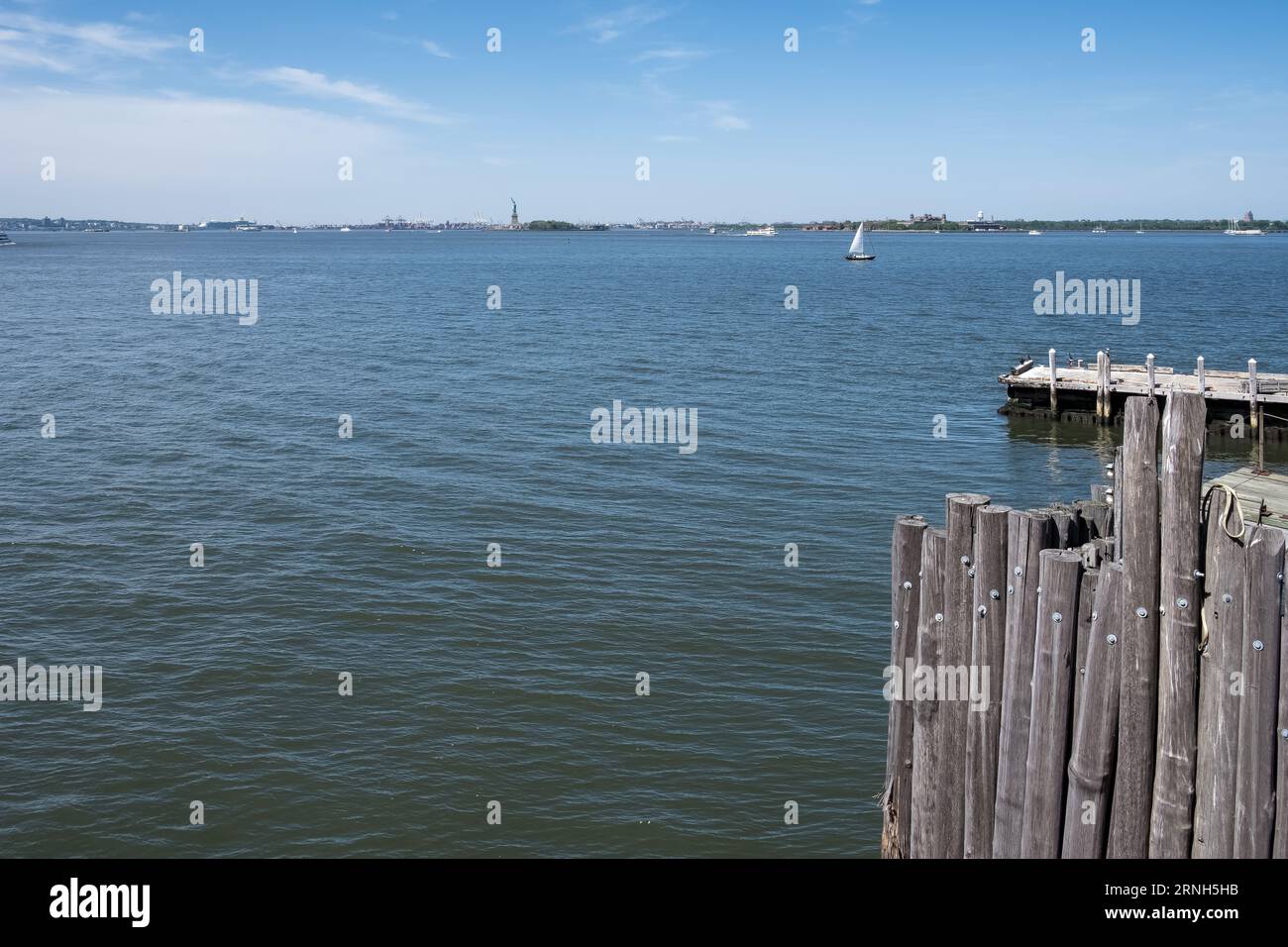 View from Whitehall Terminal, a ferry terminal used by the Staten