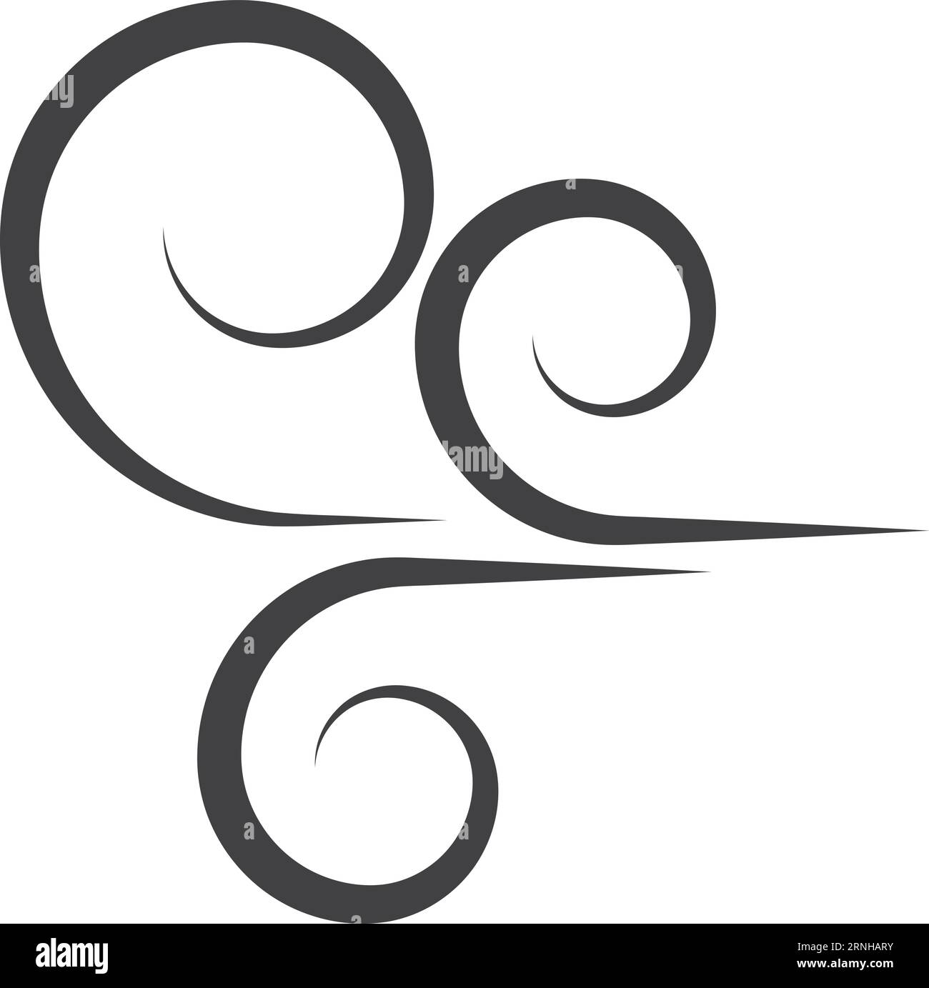 Wind icon. Air motion symbol. Weather sign Stock Vector
