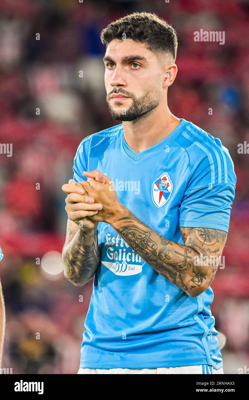 Almeria, Almeria, Spain. 1st Sep, 2023. ALMERIA, SPAIN - SEPTEMBER 1: Unai NuÃ±ez of RC Celta de Vigo at the start of the match between UD Almeria and RC Celta de Vigo of La Liga EA Sports on September 1, 2023 at Power Horse Stadium in Almeria, Spain. (Credit Image: © Samuel CarreÃ±O/PX Imagens via ZUMA Press Wire) EDITORIAL USAGE ONLY! Not for Commercial USAGE! Stock Photo