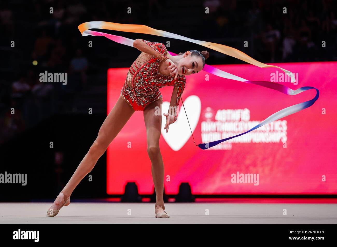 Darja Varfolomeev (GER) seen in action during 40th FIG Rhythmic