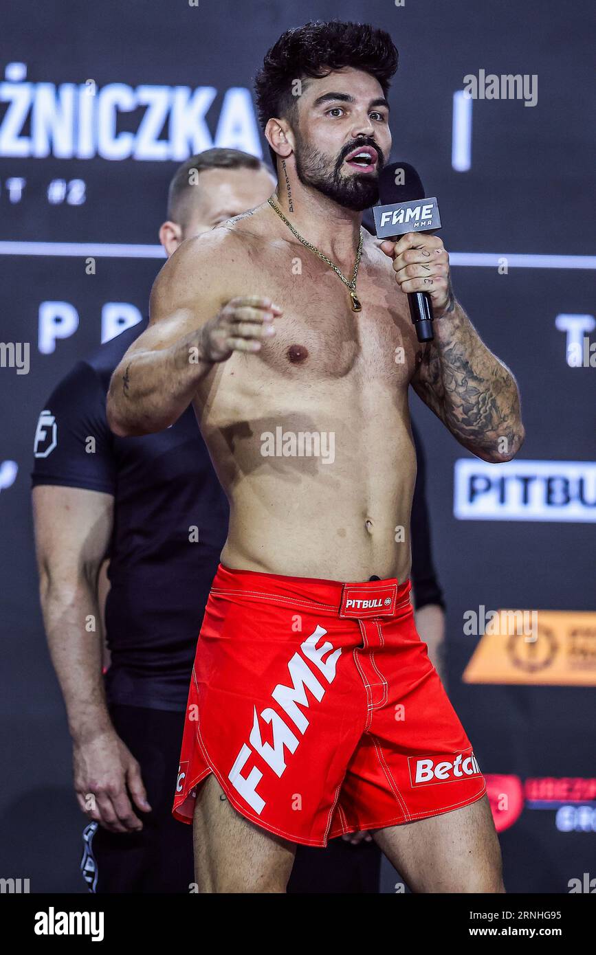 September 1, 2023: KRAKOW 01.09.2023.FAME MMA 19 MEDIA TRENING  WAZENIE.POLAND FIGHT NIGHT IN KRAKOW - FAME MMA 19 PRESS CONFERENCE .NZ  Ksiezniczka 2.FOT MICHAL STAWOWIAK/FOKUSMEDIA (Credit Image: © Newspix via  Credit: Zuma