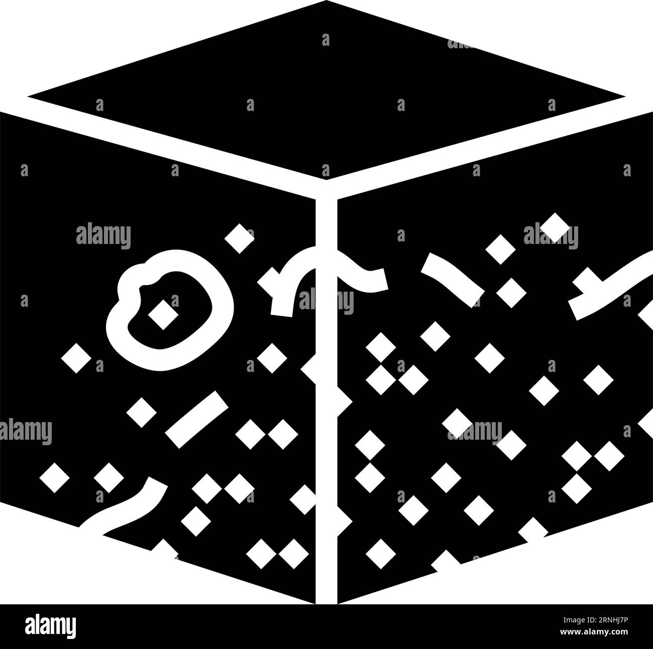 corrosion materials engineering glyph icon vector illustration Stock