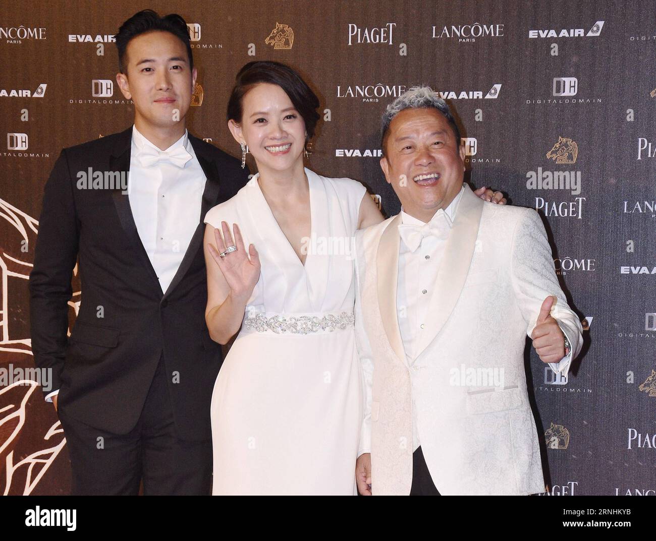 (161127) -- TAIPEI, Nov. 27, 2016 () -- (R-L) Eric Tsang, Bowie Tsang and Derek Tsang arrive for the awarding ceremony of the 53rd Golden Horse Awards in Taipei, southeast China s Taiwan, Nov. 26, 2016. The event was held here on Saturday. () (wf) CHINA-TAIPEI-GOLDEN HORSE AWARDS (CN) Xinhua PUBLICATIONxNOTxINxCHN   Taipei Nov 27 2016 r l Eric Tsang Bowie Tsang and Derek Tsang Arrive for The awarding Ceremony of The 53rd Golden Horse Awards in Taipei South East China S TAIWAN Nov 26 2016 The Event what Hero Here ON Saturday WF China Taipei Golden Horse Awards CN XINHUA PUBLICATIONxNOTxINxCHN Stock Photo