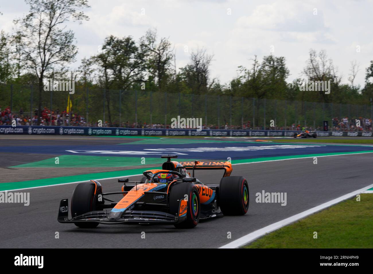 Monza, Italy. 1 Sep, 2023. Oscar Piastri of Australia driving the (81) McLaren F1 Team MCL60 Mercedes, during Formula 1 Pirelli Gp d'Italia. Credit: Alessio Morgese/Alessio Morgese / E-mage / Alamy live news Stock Photo