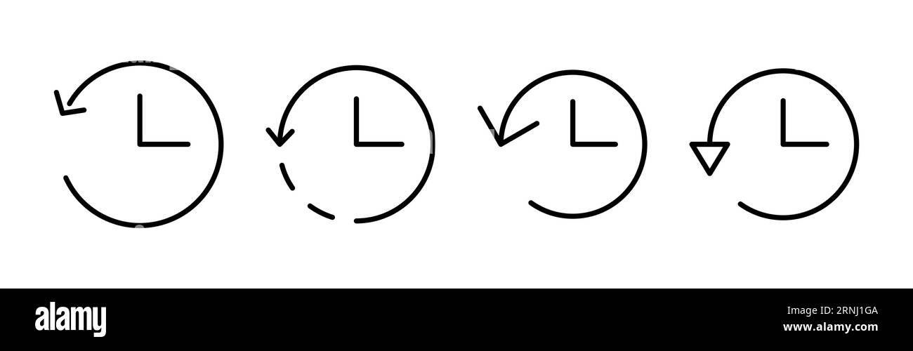 History icon vector. redo history icon Stock Vector Image & Art Alamy